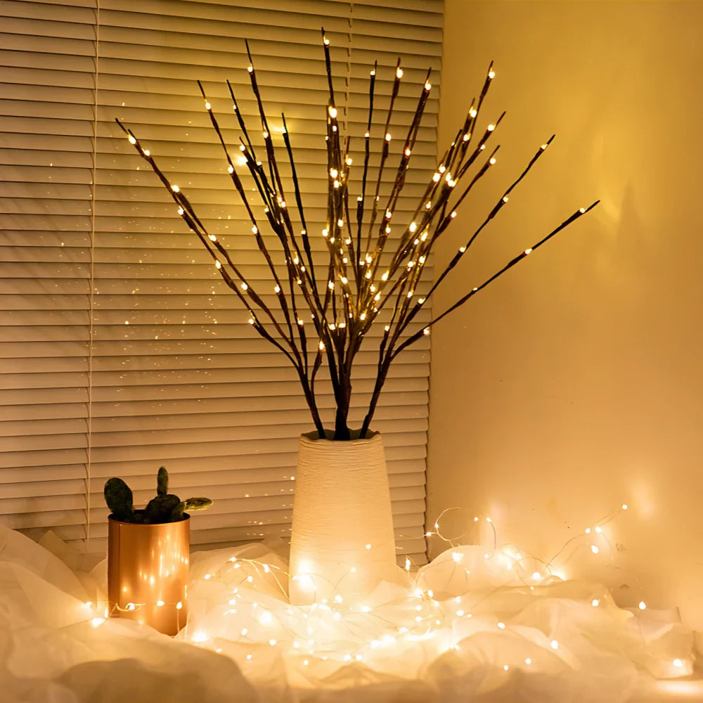 Decorative Lit Tree Branches