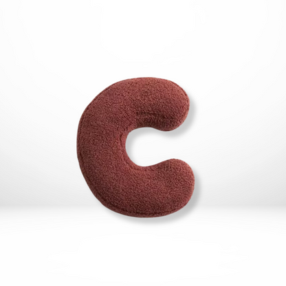 Soft Velvet Letter Pillow With Alphabet Design
