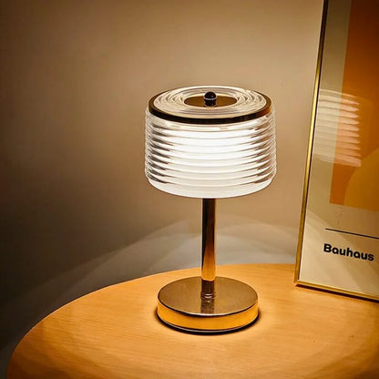 Contemporary Circular LED Desk Lamp