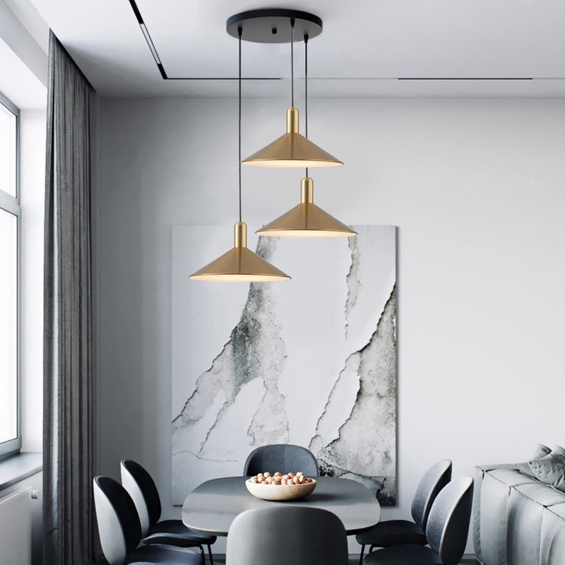 Stylish Contemporary Cone Shaped LED Light Fixture