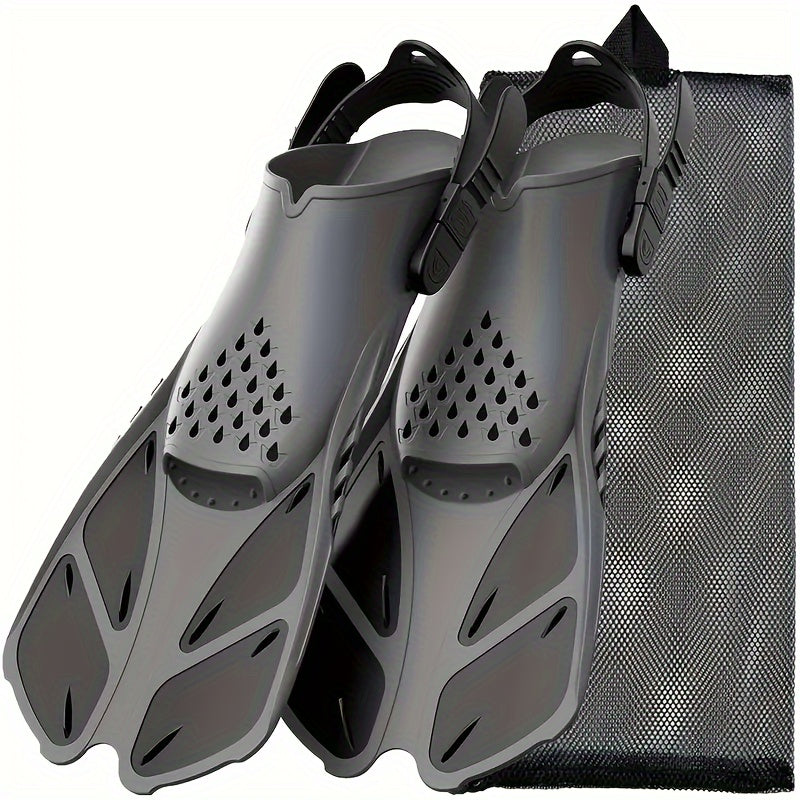 Compact Snorkel Fins for Travel & Recreation