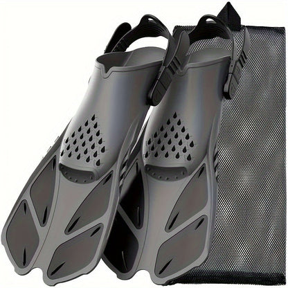 Compact Snorkel Fins for Travel & Recreation
