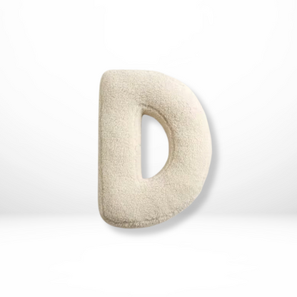 Soft Velvet Letter Pillow With Alphabet Design