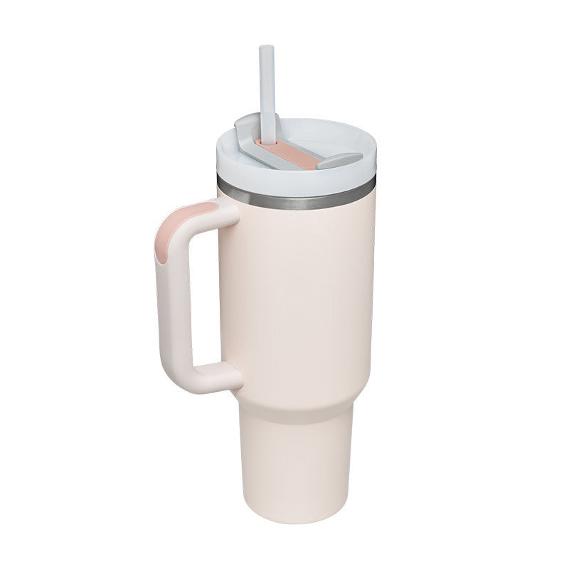 Large Insulated Tumbler Cup 40oz with Lid and Straw