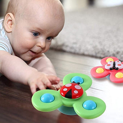 Colorful Kids Suction Spin Toy