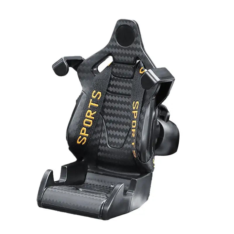 Racing Car Phone Mount with Adjustable Belt