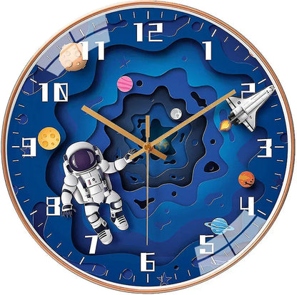 Colorful Fun Childrens Bedroom Wall Clock