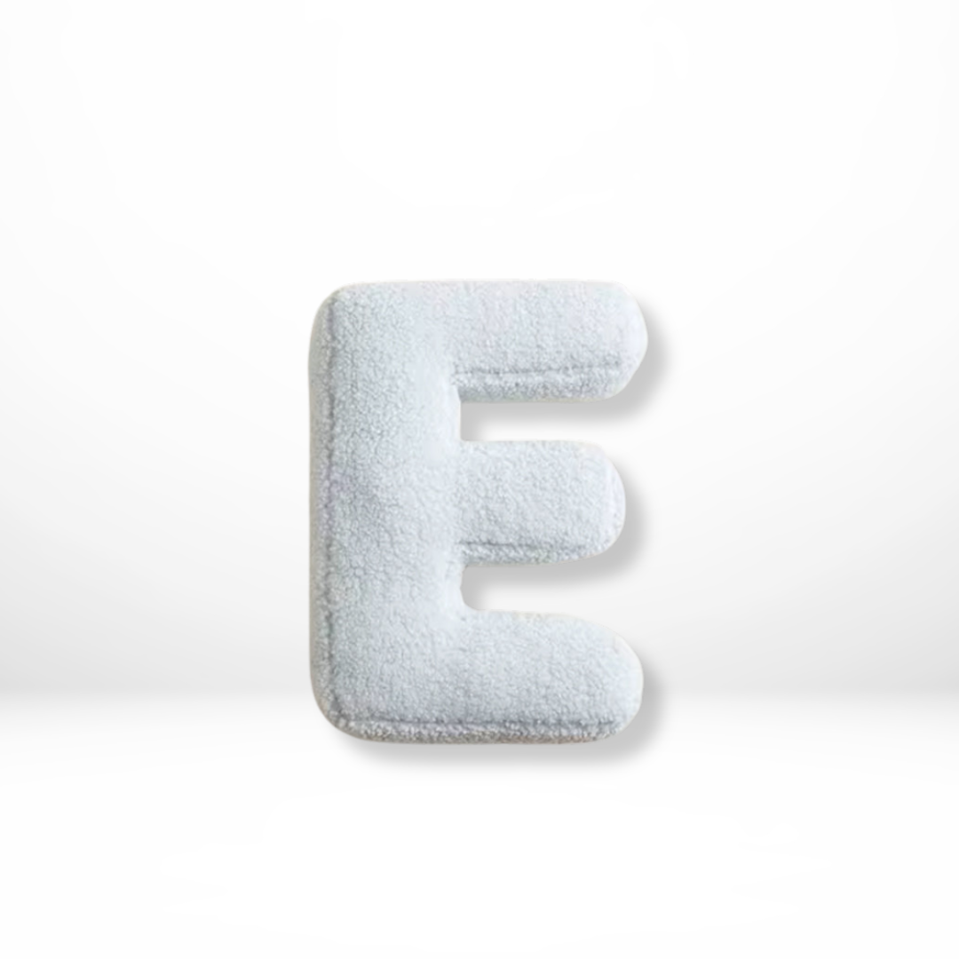 Soft Velvet Letter Pillow With Alphabet Design