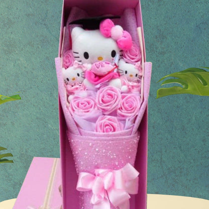 Cute Hello Kitty Floral Arrangement