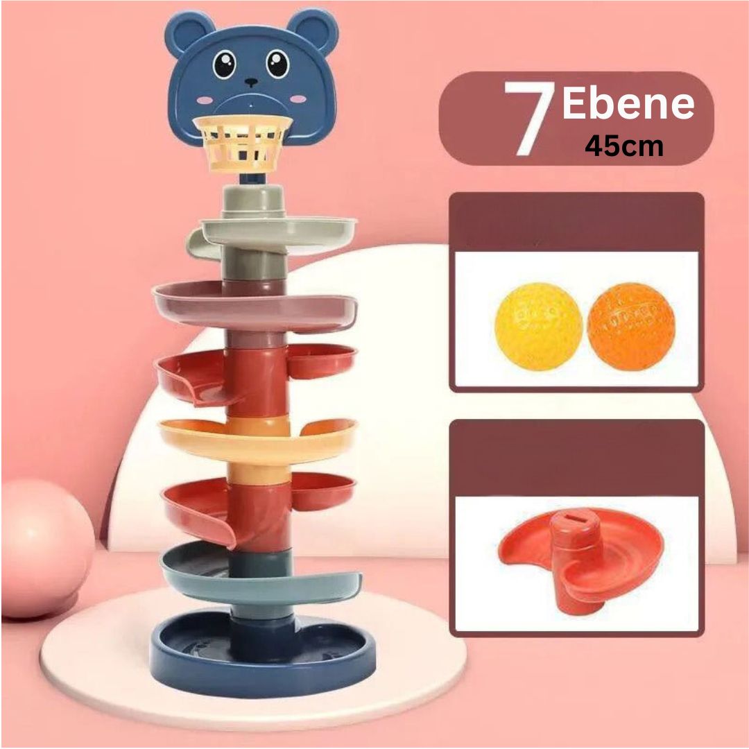 Colorful Kids Wooden Stacking Ball Toy
