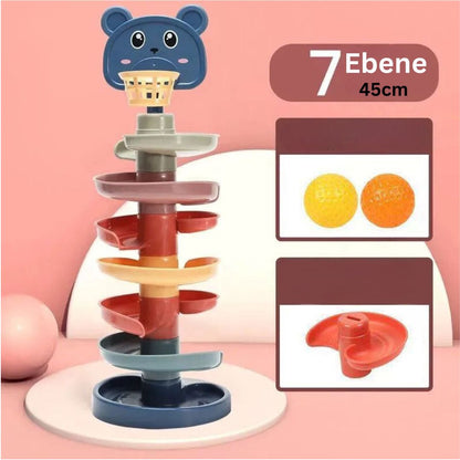 Colorful Kids Wooden Stacking Ball Toy