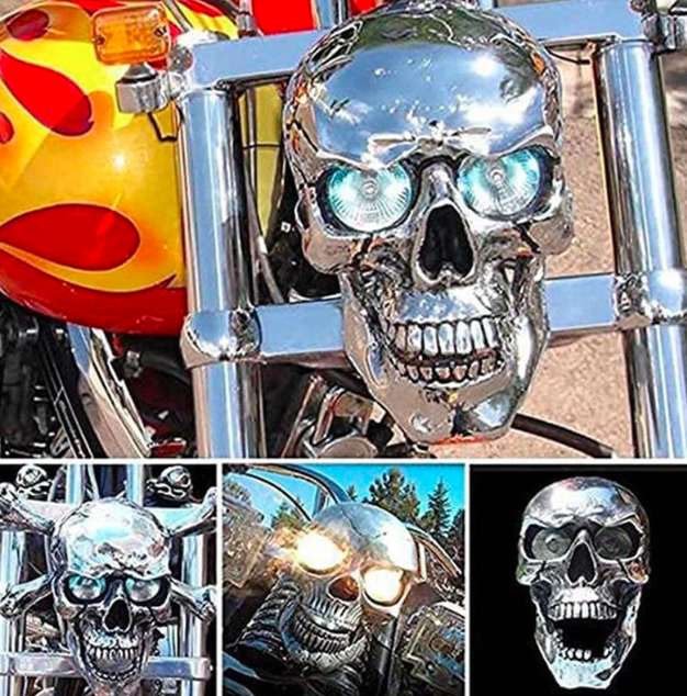 Cool LED Bike Skull Lamp - Befez