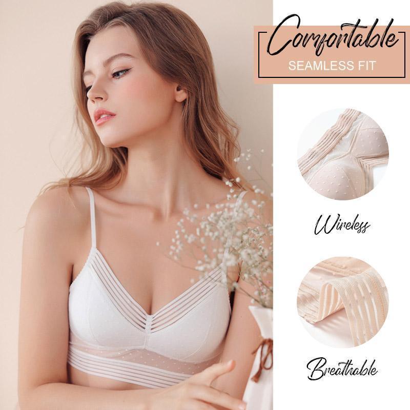 Wireless Support Push Up Bra