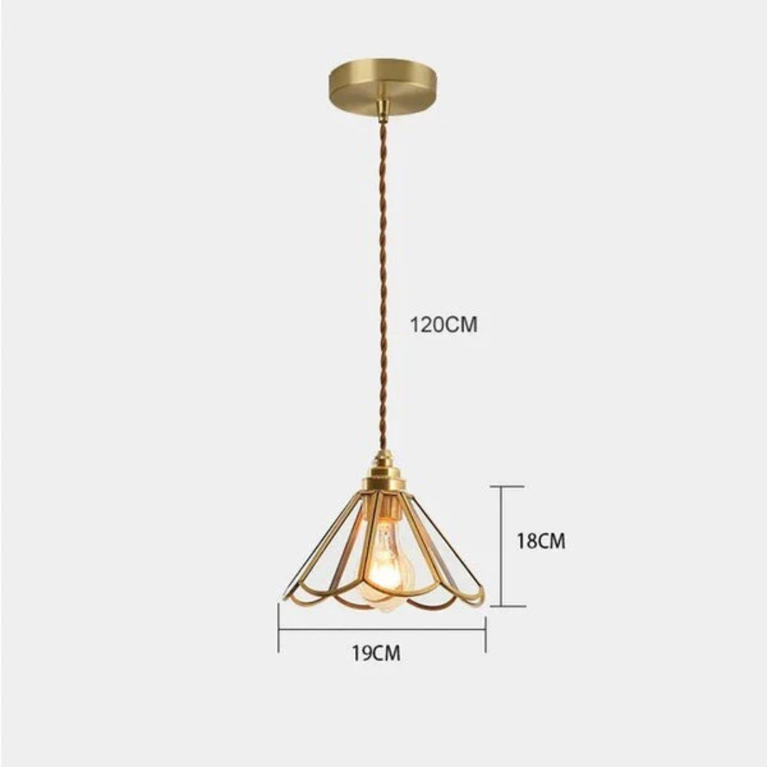 Colorful Stained Glass Hanging Lamp - Befez