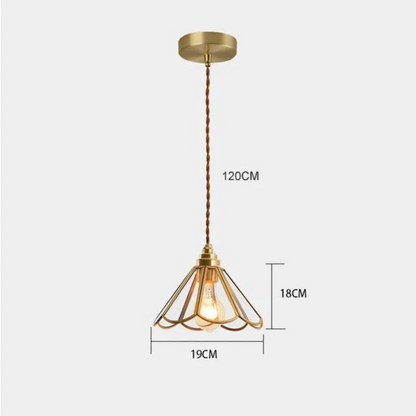 Colorful Stained Glass Hanging Lamp - Befez