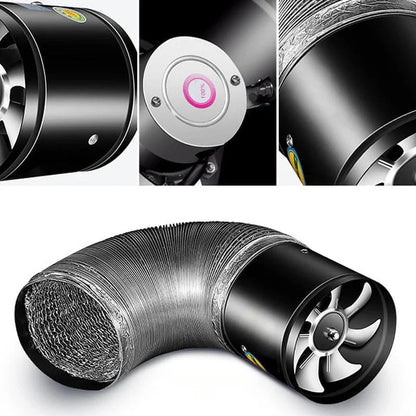 Quiet Compact Wall Mount Fan for Home Office