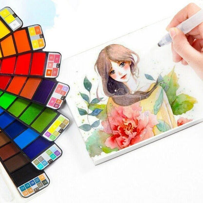 Vibrant Watercolor Gouache Paint Set