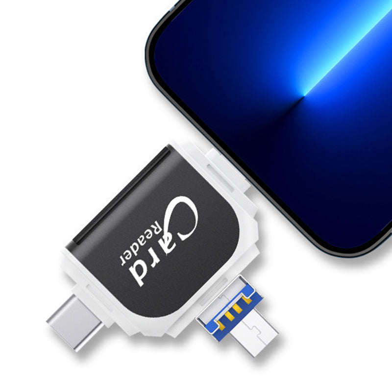 Versatile 4-in-1 Multiport SD Card Adapter