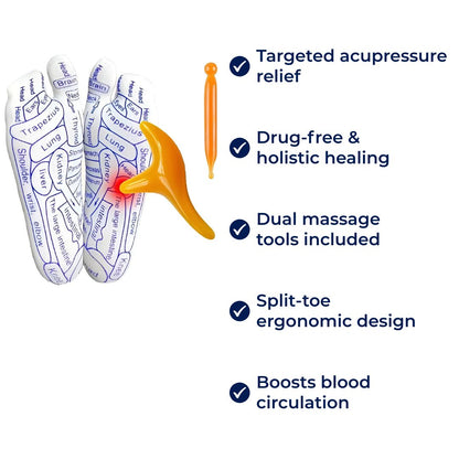 Comfortable Reflexology Socks for Foot Pain Relief