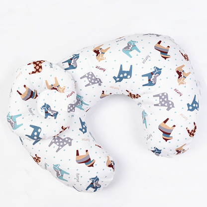 Comfortable Nursing Pillow with Head Support for Mom Baby
