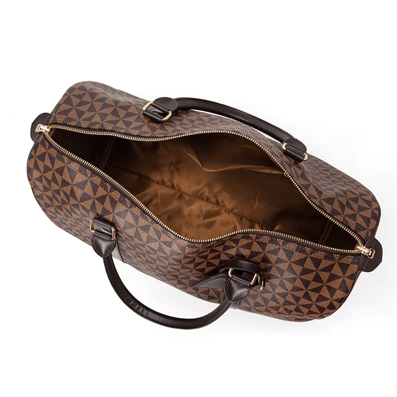 Luxury Genuine Leather Duffle Travel Bag
