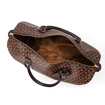 Luxury Genuine Leather Duffle Travel Bag