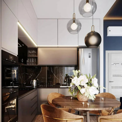 Stylish Glass Hanging Light for Home Dining Areas