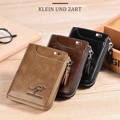 Secure Leather RFID Wallet for Men Women