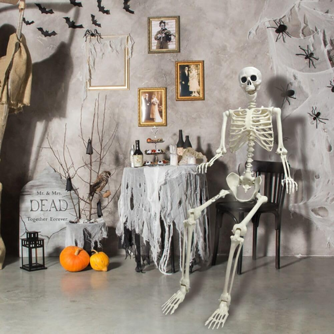 Spooky Life Size Skeleton Halloween Decor - Befez