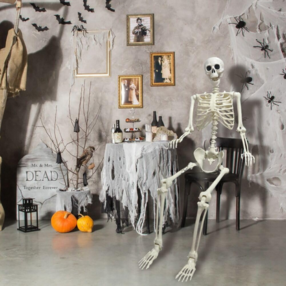 Spooky Life Size Skeleton Halloween Decor - Befez