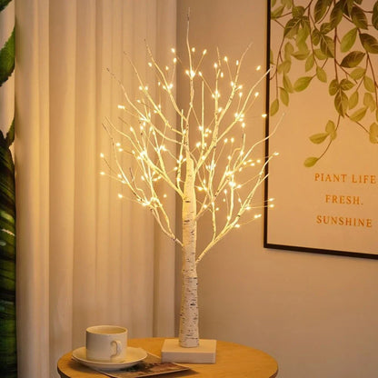 Natural Wood Table Lamp
