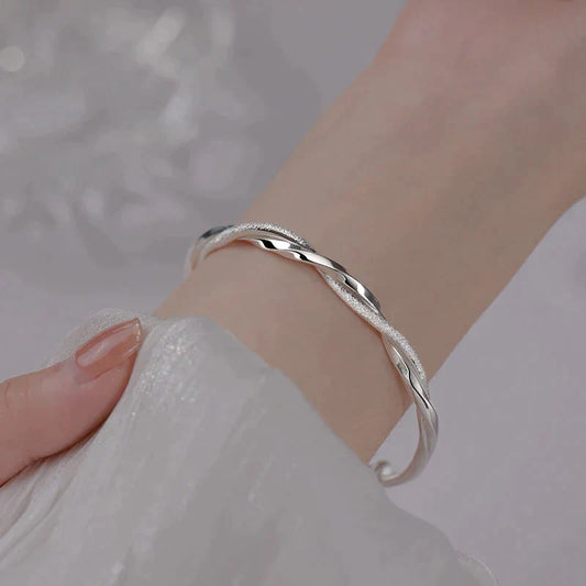 Stylish Sterling Silver Chain Bracelet - Befez
