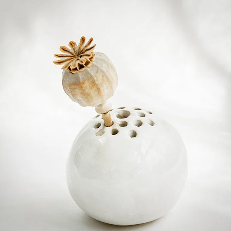 Unique Handmade Stone Vase Table Decor