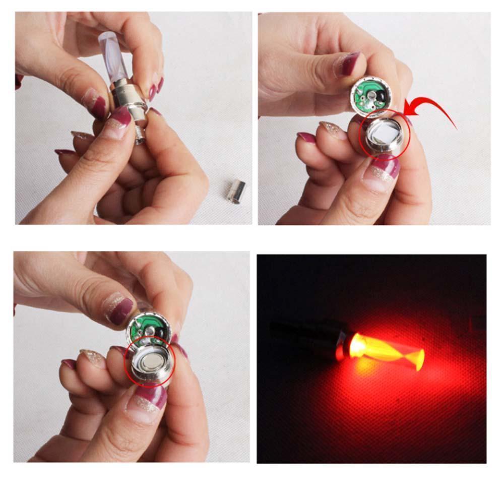 Bright LED Tire Valve Caps (2 Pack)