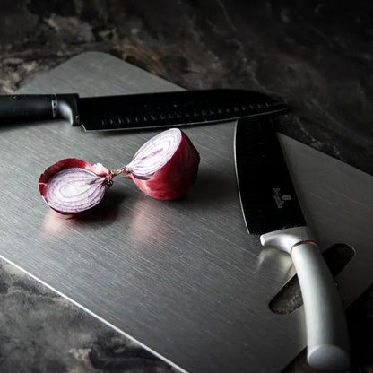 Sanitary Stainless Steel Cutting Board for Clean Kitchen