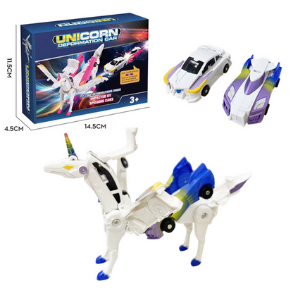 Colorful Unicorn Toy Cars