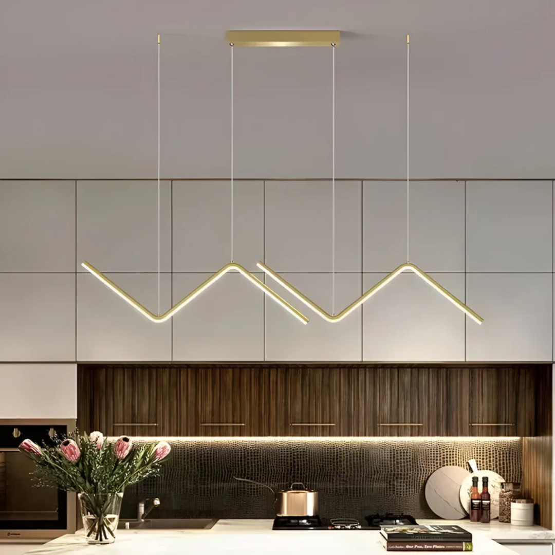 Modern Triangle LED Hanging Lamp