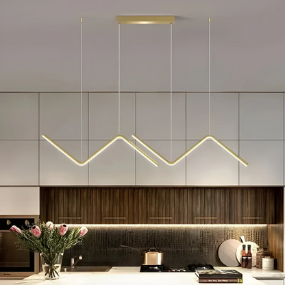Modern Triangle LED Hanging Lamp