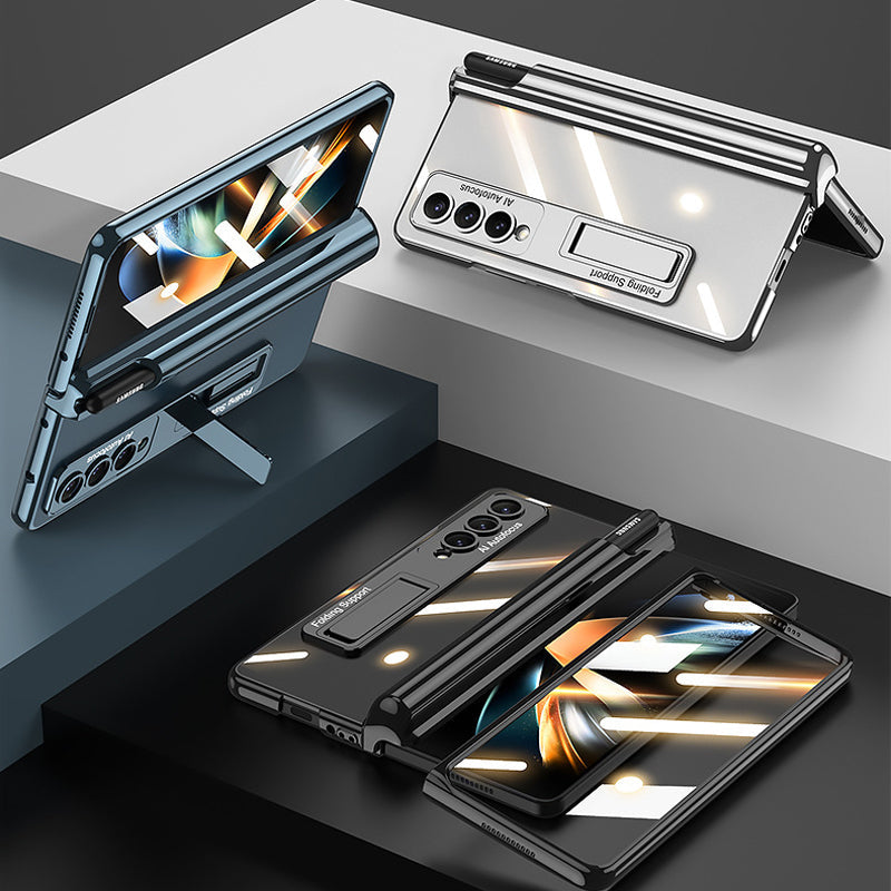 Slim Samsung Fold Phone Case with Built-in Screen Protector