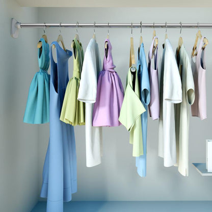 Adjustable Stainless Steel Closet Rod