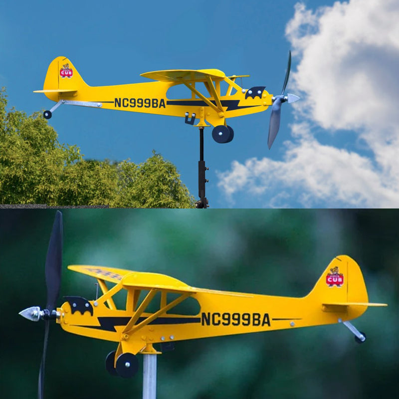 Metal Airplane Wind Vane