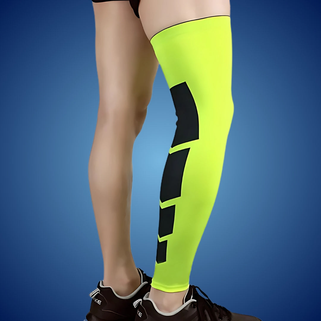 Sports Compression Leg Sleeve for Improved Blood Flow