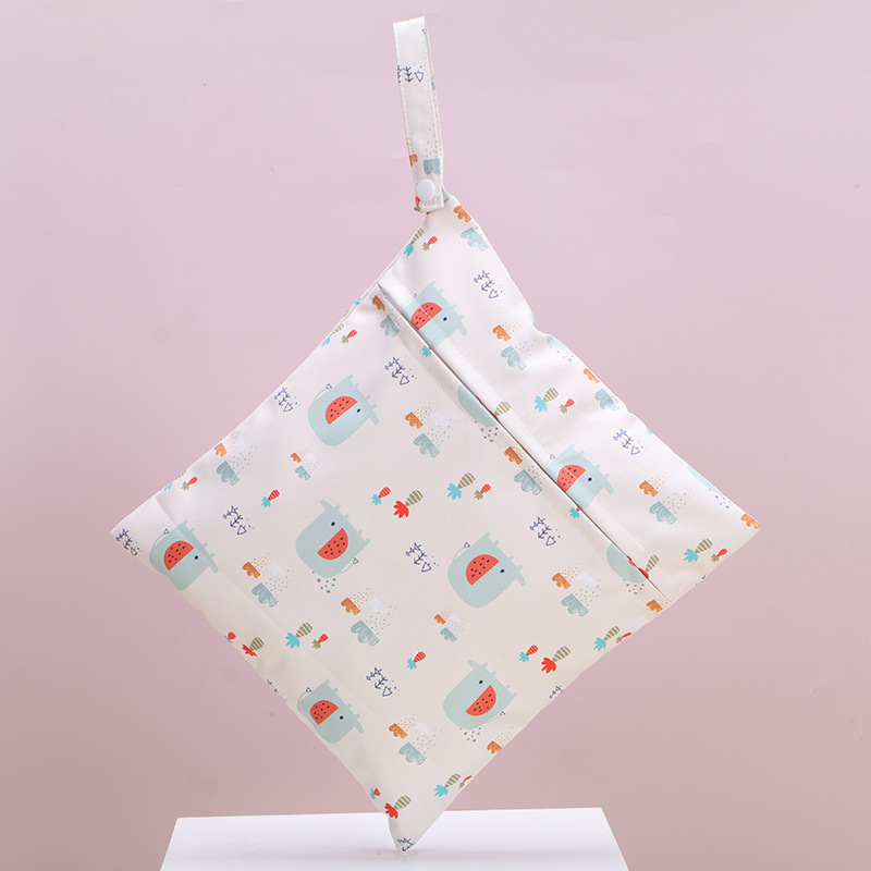 Waterproof Baby Bag with Zipper – Reusable Stroller Organizer