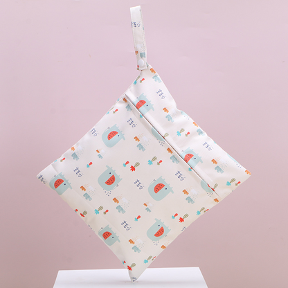 Waterproof Baby Bag with Zipper – Reusable Stroller Organizer