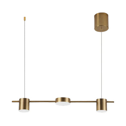 Sleek Metal Hanging Light - AuraDrum