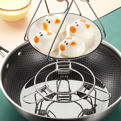 Premium Food Steamer Rack Stainless Steel Stand
