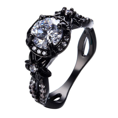 Timeless Black Gemstone Ring