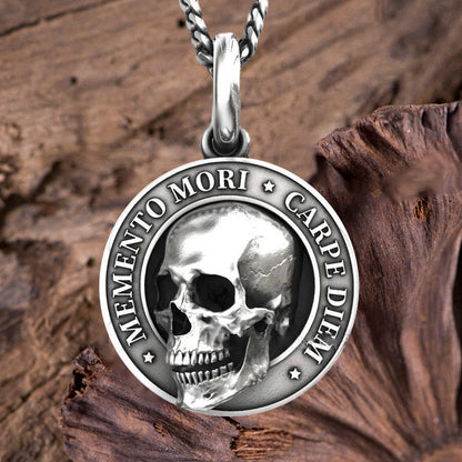 Tough Skull Pendant in Stainless Steel