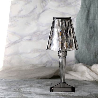 Stylish Glass Table Lamp with Touch Dimmer