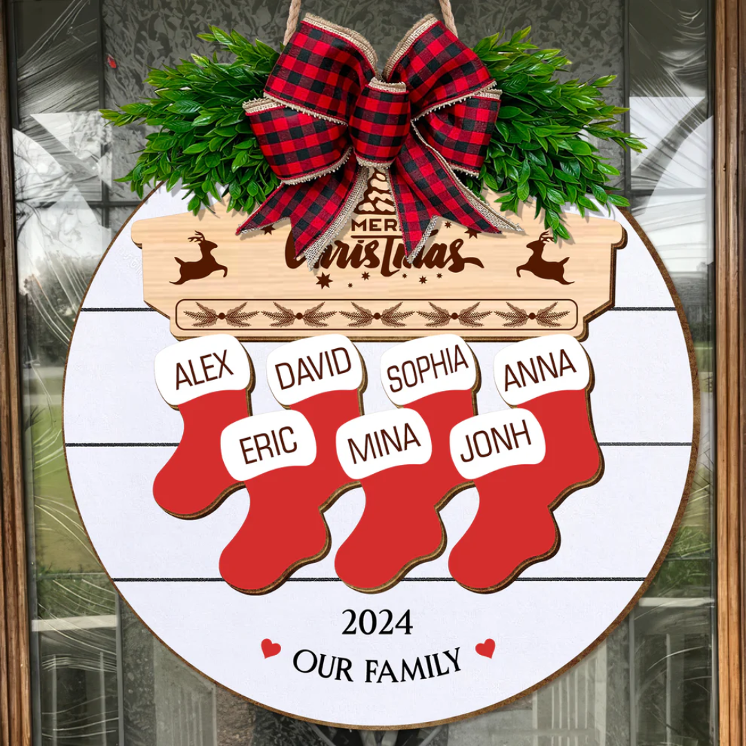 Custom Wooden Christmas Tree Decoration